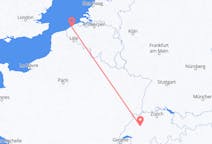 Vluchten van Ostend, Norfolk, België naar Bern, Zwitserland