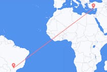 Flyreiser fra Londrina, til Gazipaşa