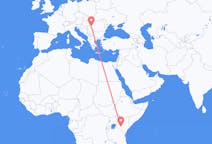 Vluchten van Nairobi, Kenia naar Timișoara, Roemenië
