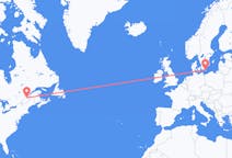 Flyreiser fra Québec, Canada til Bornholm, Danmark