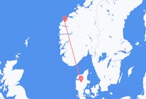 Flights from Volda, Norway to Karup, Denmark