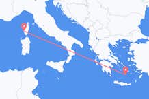 Flyg från Ajaccio till Santorini