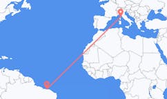 Flights from Parnaíba, Brazil to Bastia, France