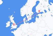 Vols d’Helsinki, Finlande pour Birmingham, Angleterre