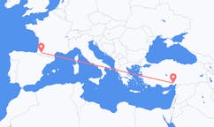 出发地 法国从 波城目的地 土耳其阿达纳的航班