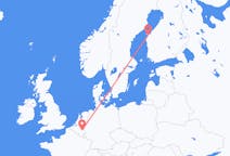 Flyg från Liège till Vasa