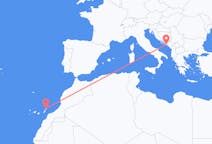 Flyreiser fra Dubrovnik, Kroatia til Lanzarote, Spania