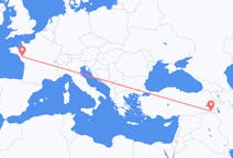 Flights from Hakkâri, Turkey to Nantes, France