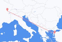 Flyg från Dole, Frankrike till Edremit, Turkiet