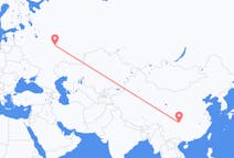 Flights from Chongqing, China to Cheboksary, Russia
