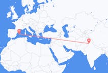 出发地 印度出发地 阿姆利则目的地 西班牙帕尔马的航班