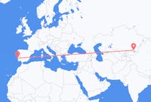 Flyreiser fra Almaty, til Lisboa