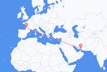 Flyrejser fra Bandar Abbas, Iran til Bordeaux, Frankrig