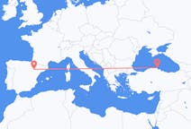 Flights from Sinop, Turkey to Zaragoza, Spain