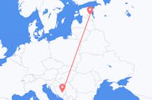 Flyrejser fra Sarajevo til Tartu