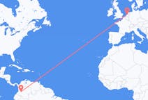 Flyreiser fra Neiva, Huila, til Amsterdam