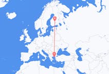 Flights from Jyväskylä, Finland to Lemnos, Greece