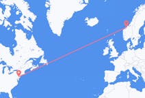 Flights from Philadelphia, the United States to Kristiansund, Norway