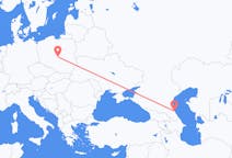 Flights from Makhachkala, Russia to Łódź, Poland