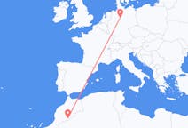 出发地 摩洛哥出发地 扎戈拉目的地 德国汉诺威的航班