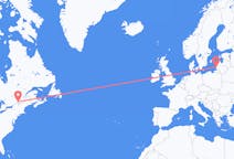 Flights from Montreal, Canada to Palanga, Lithuania