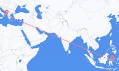 Flyrejser fra Luwuk, Indonesien til Korfu, Grækenland