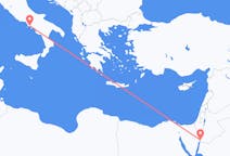 Flyg från Akaba, Jordanien till Neapel, Italien