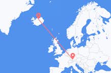 Flyrejser fra Memmingen, Tyskland til Akureyri, Island