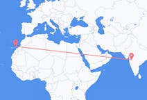 Flights from Shirdi, India to Lanzarote, Spain