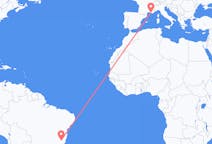 Flyreiser fra Guvernør Valadares, Brasil til Marseille, Frankrike