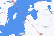 Vluchten van Stockholm, Zweden naar Vilnius, Litouwen