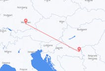 Flights from Osijek in Croatia to Munich in Germany
