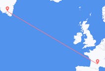 Flyg från Rodez, Frankrike till Narsarsuaq, Grönland