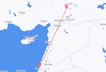 Vluchten van Tel Aviv, Israël naar Malatya, Turkije