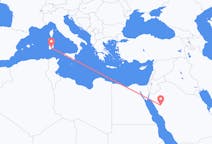 Flights from Al-`Ula, Saudi Arabia to Cagliari, Italy