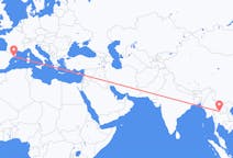 Flights from Nan Province, Thailand to Barcelona, Spain