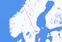 Loty z miasta Visby (Dania) do miasta Rørvik