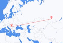 Flights from Abakan, Russia to Belgrade, Serbia