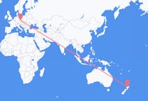 Vols de Taupo, Nouvelle-Zélande pour Prague, Tchéquie