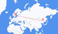Flights from Harbin, China to Örebro, Sweden