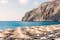 photo of  view of Kamari Beach Santorini,Kamari greece.