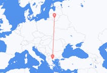 Flights from Thessaloniki in Greece to Kaunas in Lithuania