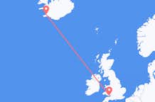 Flyg från Cardiff, Wales till Reykjavík, Island