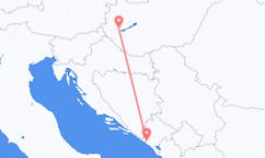 Loty z Tivatu, Czarnogóra do Heviza, Węgry