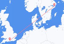 Flyrejser fra Southampton, England til Stockholm, Sverige