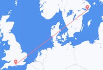 Loty z Southampton, Anglia do Sztokholm, Szwecja