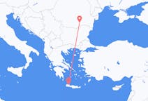 Flyreiser fra Khania, Hellas til București, Romania