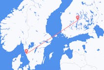 Vols depuis la ville de Jyväskylä vers la ville de Göteborg