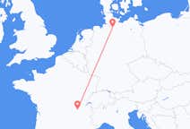 Flyrejser fra Lyon til Hamborg