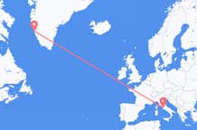 Flyreiser fra Roma, til Nuuk